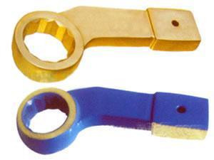 Non-sparking Bent Striking Box End Wrench
